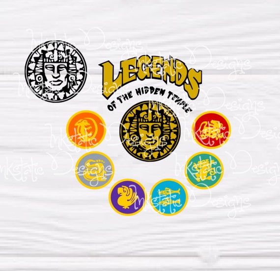 Legends Of The Hidden Temple svg, png, dxf, pdf / 90s Nickelodeon / Pendant of Life Cut File / Nickelodeon Game Shows / Nostalgia TV