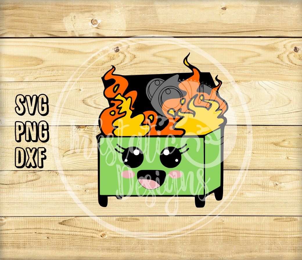 Cartoon Dumpster SVG Bundle / Dumpster Fire Instant Download / - Etsy