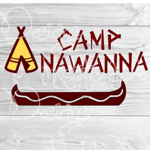 Camp Anawanna svg, png, dxf / Salute Your Shorts Cut File / 90s Nickelodeon / Nostalgic Nickelodeon TV / Nick Kid