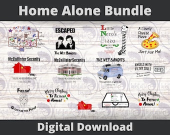 Home Alone svg bundle / Home Alone Battle Plans / Little Nero's Pizza cut file / Keep The Change Ya Filthy Animal / The Wet Bandits / 90s