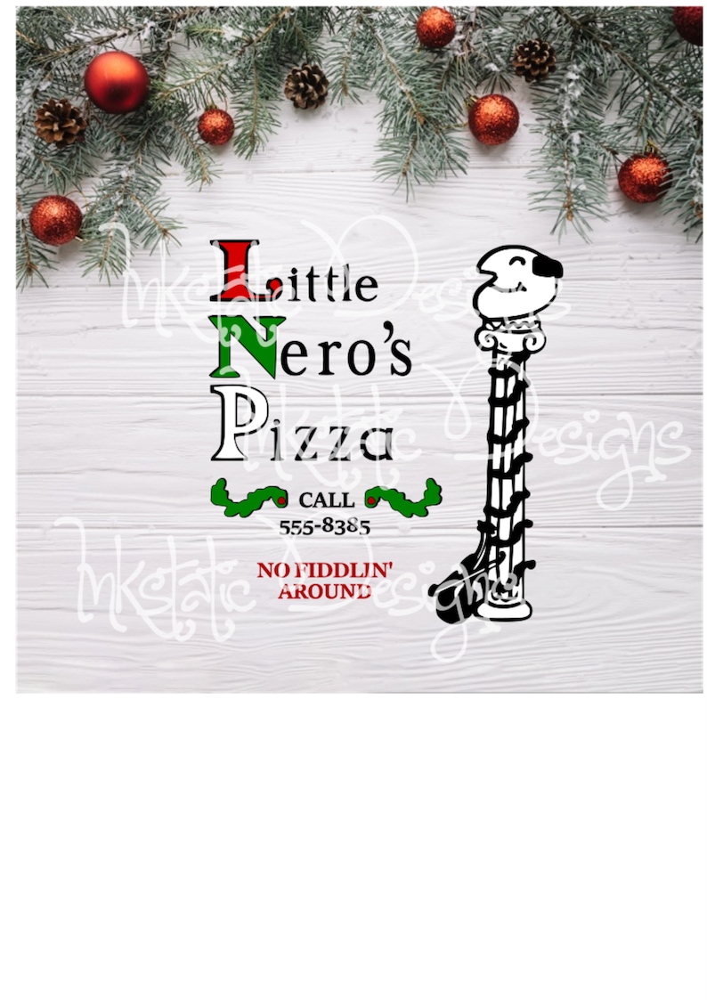 Download Home Alone svg bundle / Little Nero's Pizza cut file / | Etsy