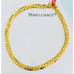 916 22k Gold Cowboy bracelet - 916 Yellow Gold by Mbrilliance