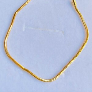 Elegant and simple Bismarck bracelet 916 Yellow Gold by Mbrilliance