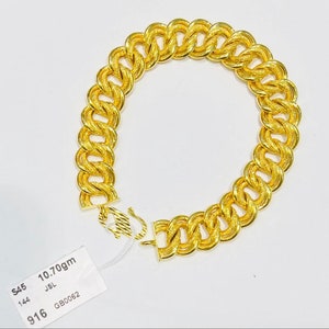 Coco bracelet 916 Yellow Gold