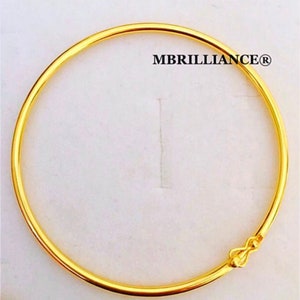 Pure 22ct gold bangle 916 gold Yellow Gold by Mbrilliance