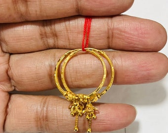 916 Gold 22k Dangling Jimiki Styles Bali Rajkot Earrings