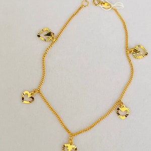 Charms Bracelet 916 Gold