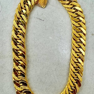 Classic curblink bracelet 916 Yellow Gold