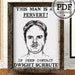 The Office Wanted Poster Cross Stitch Pattern Dwight Schrute | Etsy