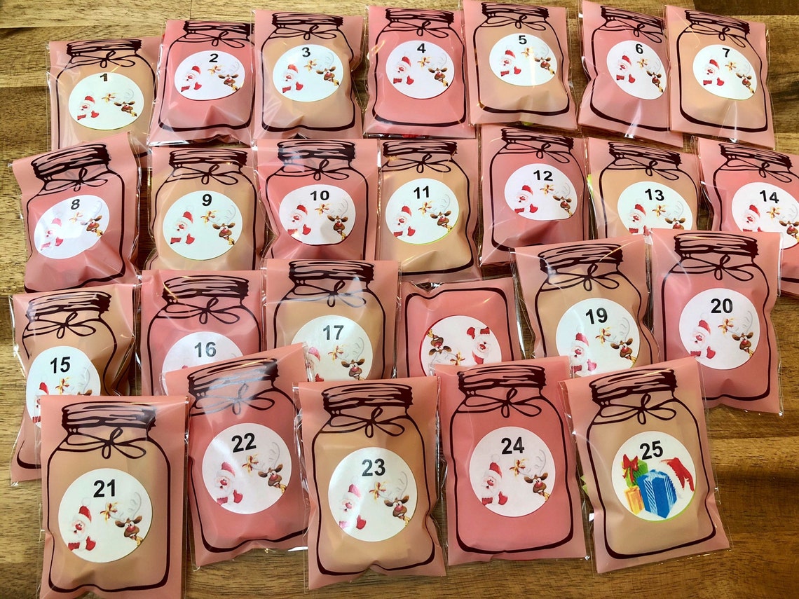 Christmas Advent Bath Bomb Calendar Try all 25 different Etsy