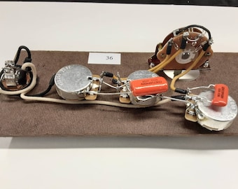 Strat Style 5-way Electric Guitar Wiring Harness - Free USA Shipping