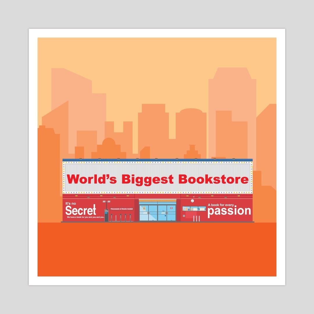 The World's Biggest Bookstore toronto Landmark Series 1 Etsy Denmark