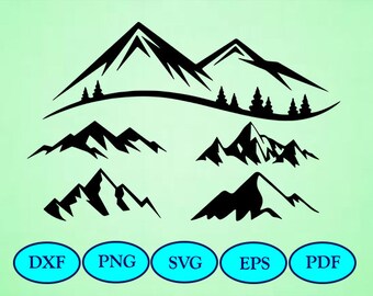 Download Mountains svg | Etsy