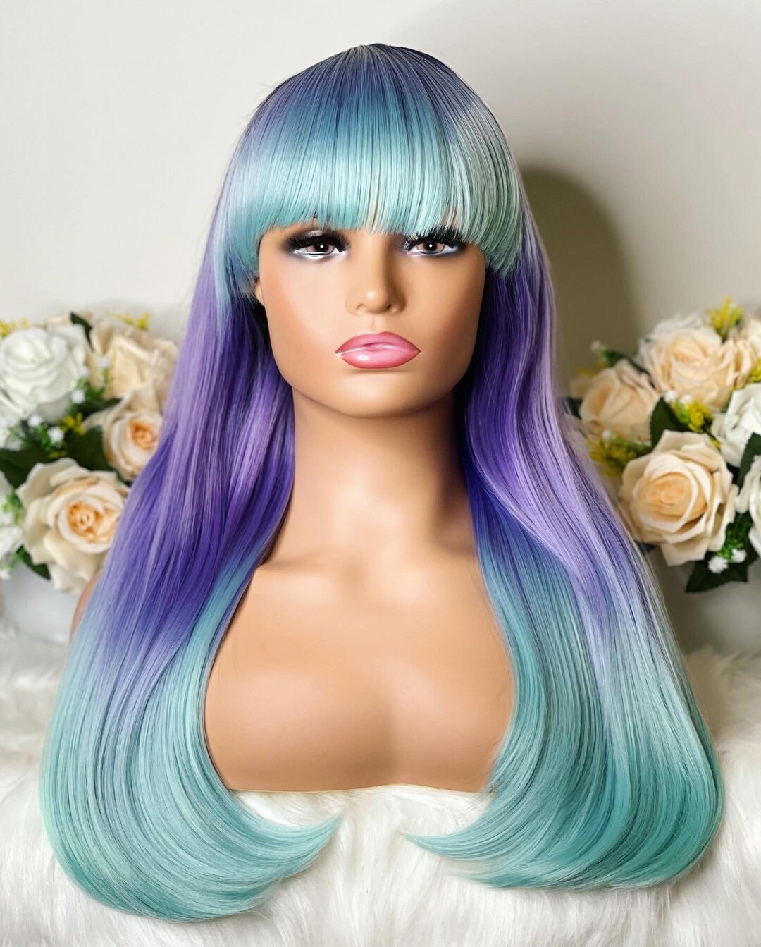 Drag Queen Wig, Drag Wig, Drag Performer Wig, Hard Front Wig, Drag Wig