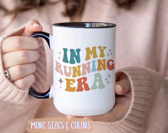 Runner Gift Coffee Mug | Running Era | 11oz 15oz Ceramic Mug | Fitness Gift for Her Him | Birthday Christmas Marathon Present