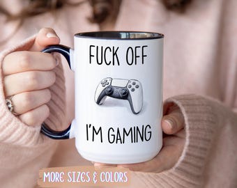Kubek do kawy dla gracza | Zabawny prezent dla gracza | Ceramiczny kubek 11 uncji i 15 uncji | Prezent dla gracza | Prezent urodzinowy i świąteczny z motywem gry wideo