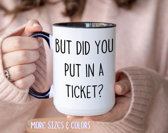 IT Tech Support Coffee Mug | Put In Ticket Gift | Ceramic Mug 11oz 15oz | Funny IT Gift for Him | Birthday Christmas Programmer Present