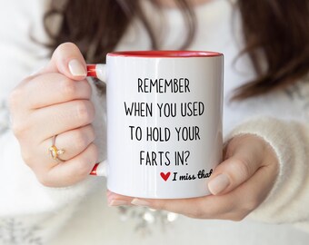 Funny Fart Coffee Mug | Hold Your Farts Gift | Ceramic Mug 11oz 15oz | Sarcastic Humor Gift for Her Him | Birthday Christmas Present