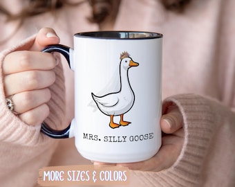 Taza de boda de la Sra. Silly Goose: un divertido regalo de compromiso