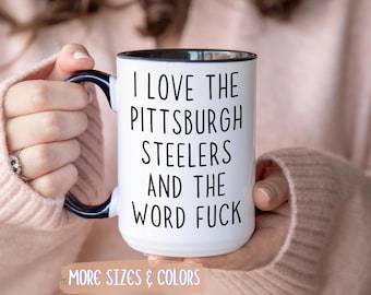 Steelers Coffee Mug | Funny Football Gift for Him | Ceramic Mug 11oz 15oz | Pittsburgh Football Fan Gift | Birthday Christmas Present