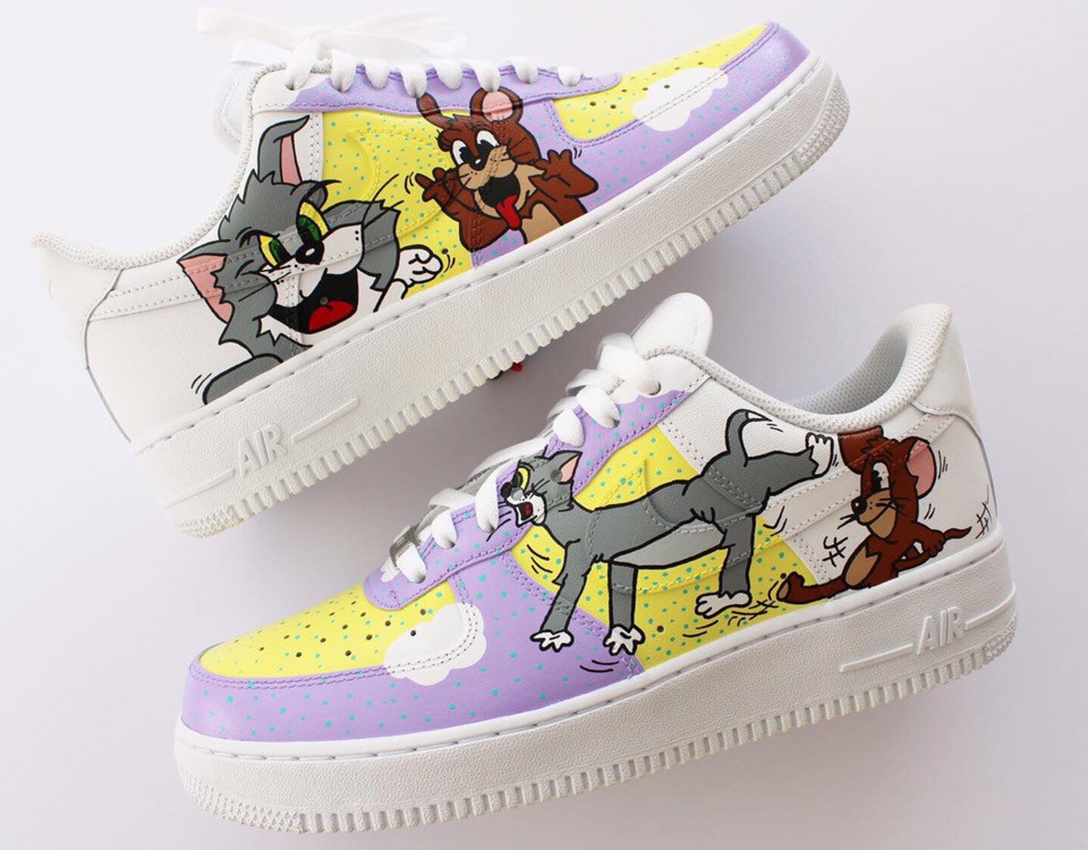 nike air force 1 custom tom and jerry