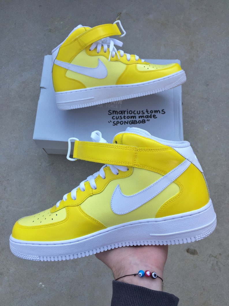 spongebob shoes air force 1
