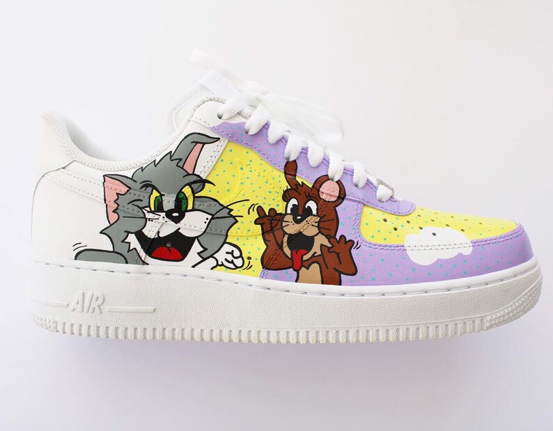 nike air force 1 custom tom and jerry