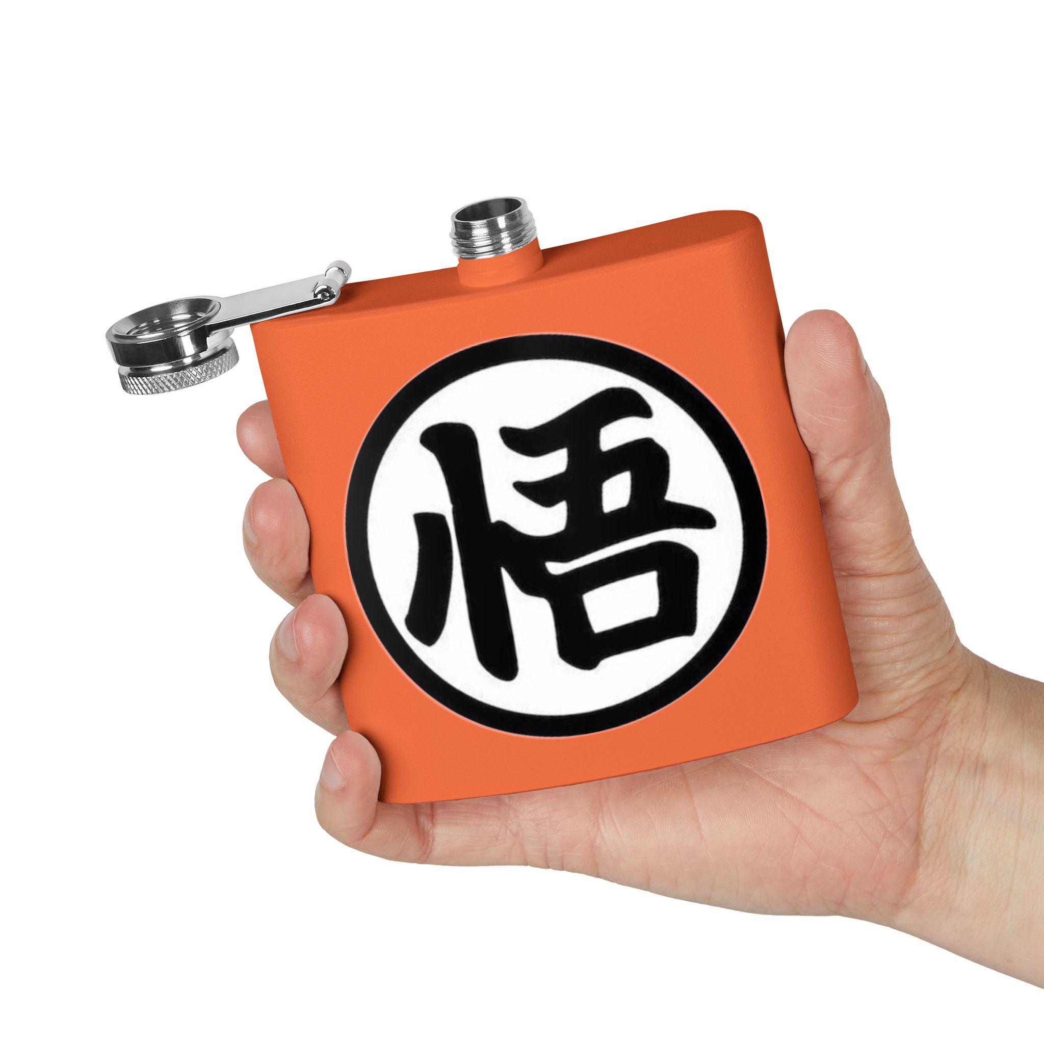 Master Roshi Symbol Flask Stainless Steel 6oz | Dragon Ball Kame-sennin ...