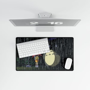 Totoro Anime Keyboard Desk Mat | Studio Ghibli Gaming Playmat image 7