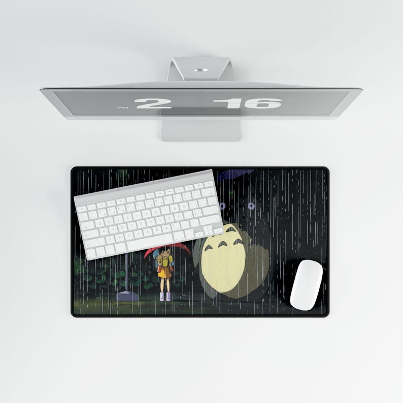 Totoro Anime Keyboard Desk Mat | Studio Ghibli Gaming Playmat image 7