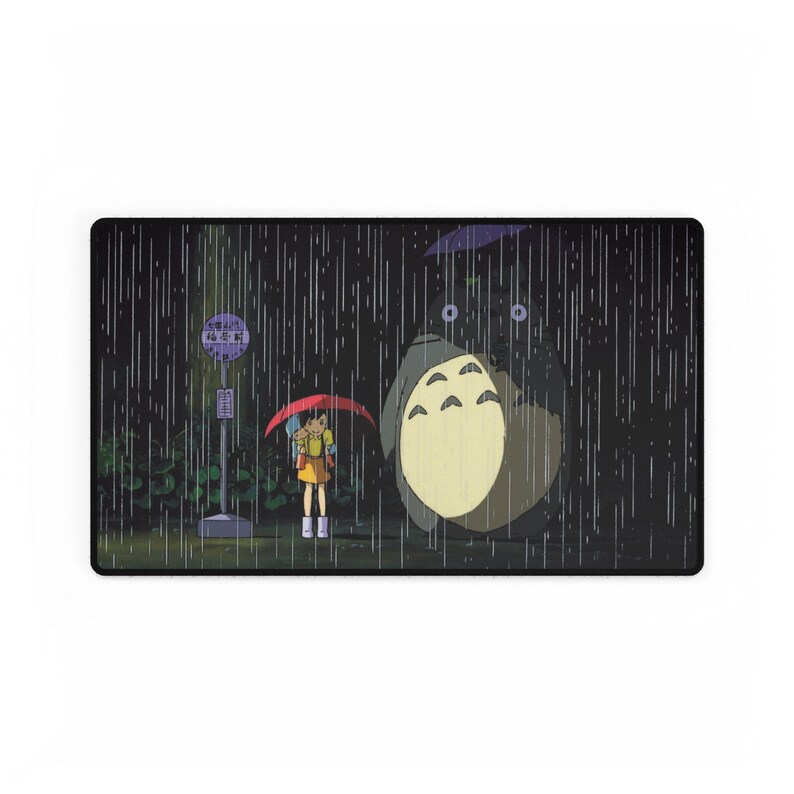 Totoro Anime Keyboard Desk Mat | Studio Ghibli Gaming Playmat image 2