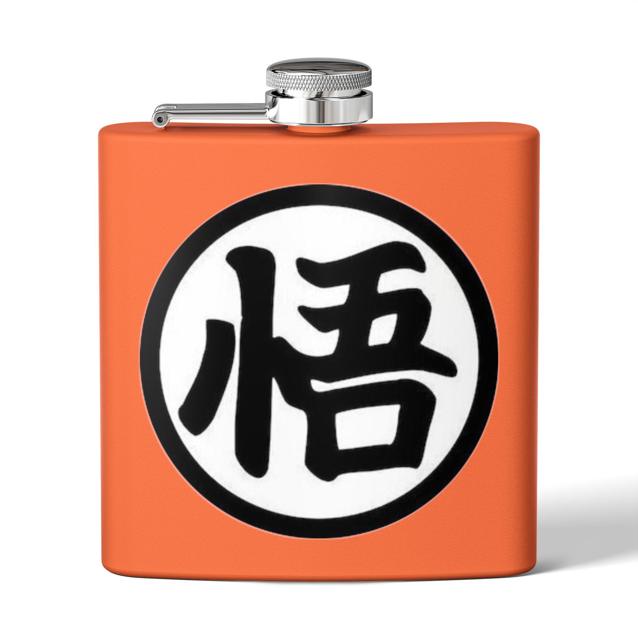 Master Roshi Symbol Flask Stainless Steel 6oz | Dragon Ball Kame-sennin ...
