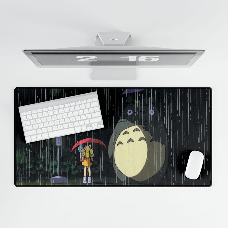 Totoro Anime Keyboard Desk Mat | Studio Ghibli Gaming Playmat image 3