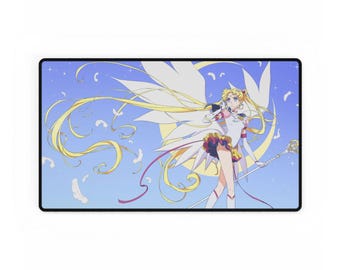 Sailor Moon Desk Mat: Anime Gaming Playmat - Magical Girl Desk Accessory