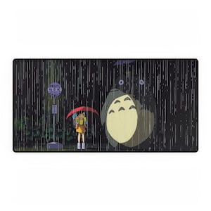 Totoro Anime Keyboard Desk Mat | Studio Ghibli Gaming Playmat image 4