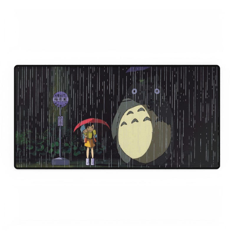 Totoro Anime Keyboard Desk Mat | Studio Ghibli Gaming Playmat image 4