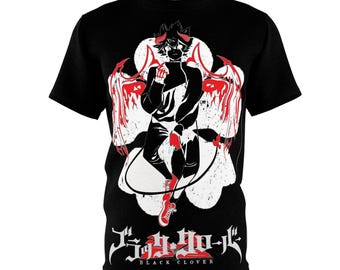 Anime Unisex Tee, Black Clover Asta Demon Shirt, Manga Graphic Top, Japanese Cartoon T-Shirt, Otaku Gift, Anime Lover Present