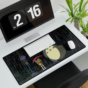 Totoro Anime Keyboard Desk Mat | Studio Ghibli Gaming Playmat image 5