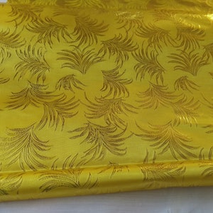 Yellow Sego Gele African Head tie. Price per Piece