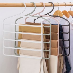 Plastic Hanger Space Saving Multi- Layer Organizer