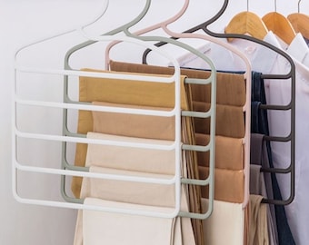 Plastic Hanger Space Saving Multi- Layer Organizer