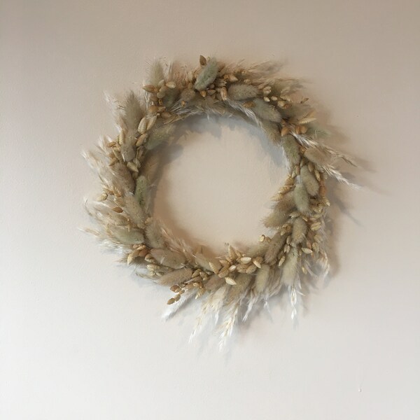 Couronne De fleurs séchées