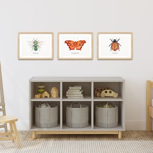 Question mark butterfly print Polygonia interrogationis watercolor art butterflies lover wall décor Nursery, living room girls gifts image 6