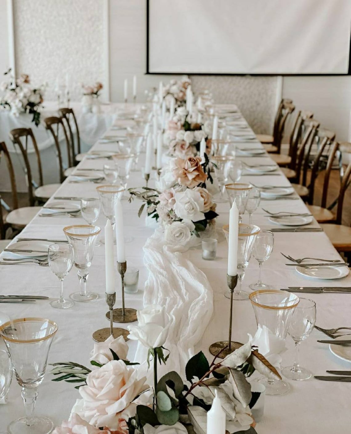 White Cheesecloth Table Runner Etsy Canada