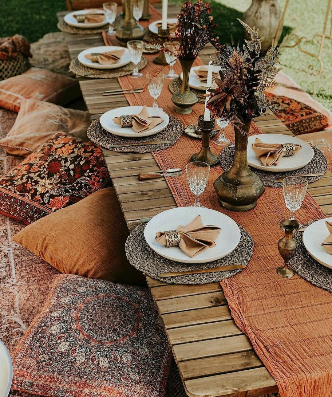 Terracotta Cheesecloth Table Runner Etsy Australia