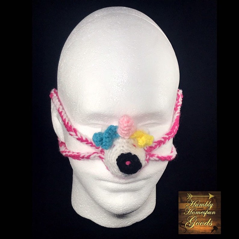 Unicorn Nose Mask Nose Warmer Child & Adult Sizes Etsy