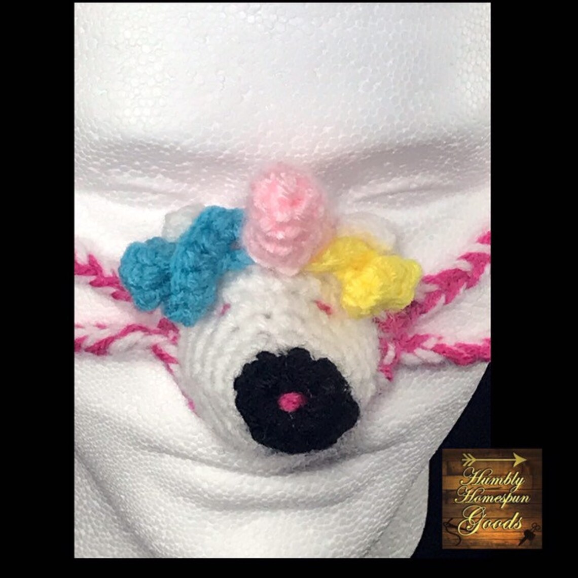 Unicorn Nose Mask Nose Warmer Child & Adult Sizes Etsy