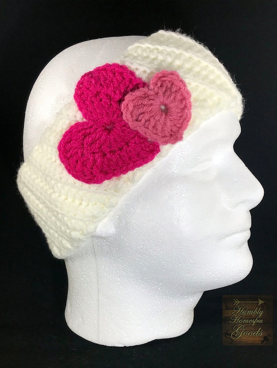 Handmade Crochet Softball Headband youth size 3 pack