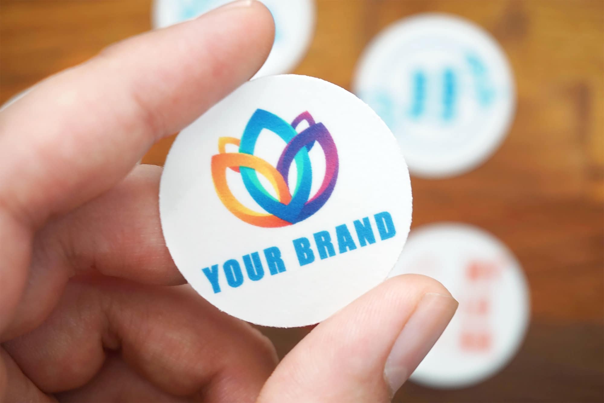 Edible Brand Cupcake Toppers Branded Toppers Edible Logo Etsy