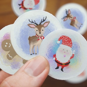 24 Christmas Cookie Toppers 1.5&quot;
